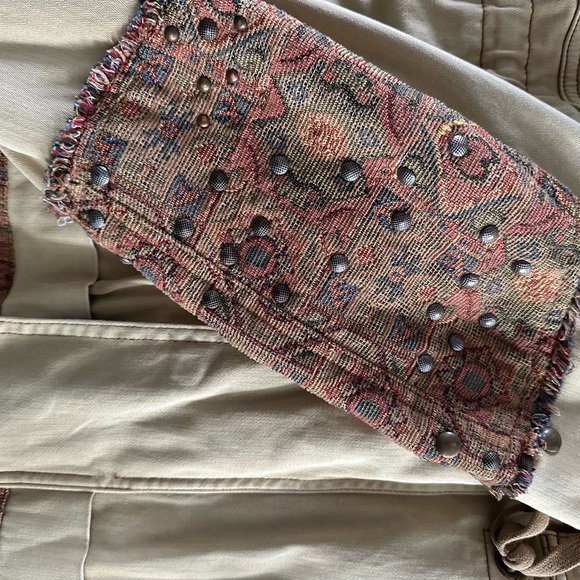 FREE PEOPLE Crafted Cloth Tapestry Jacket in XS! - Picture 6 of 8